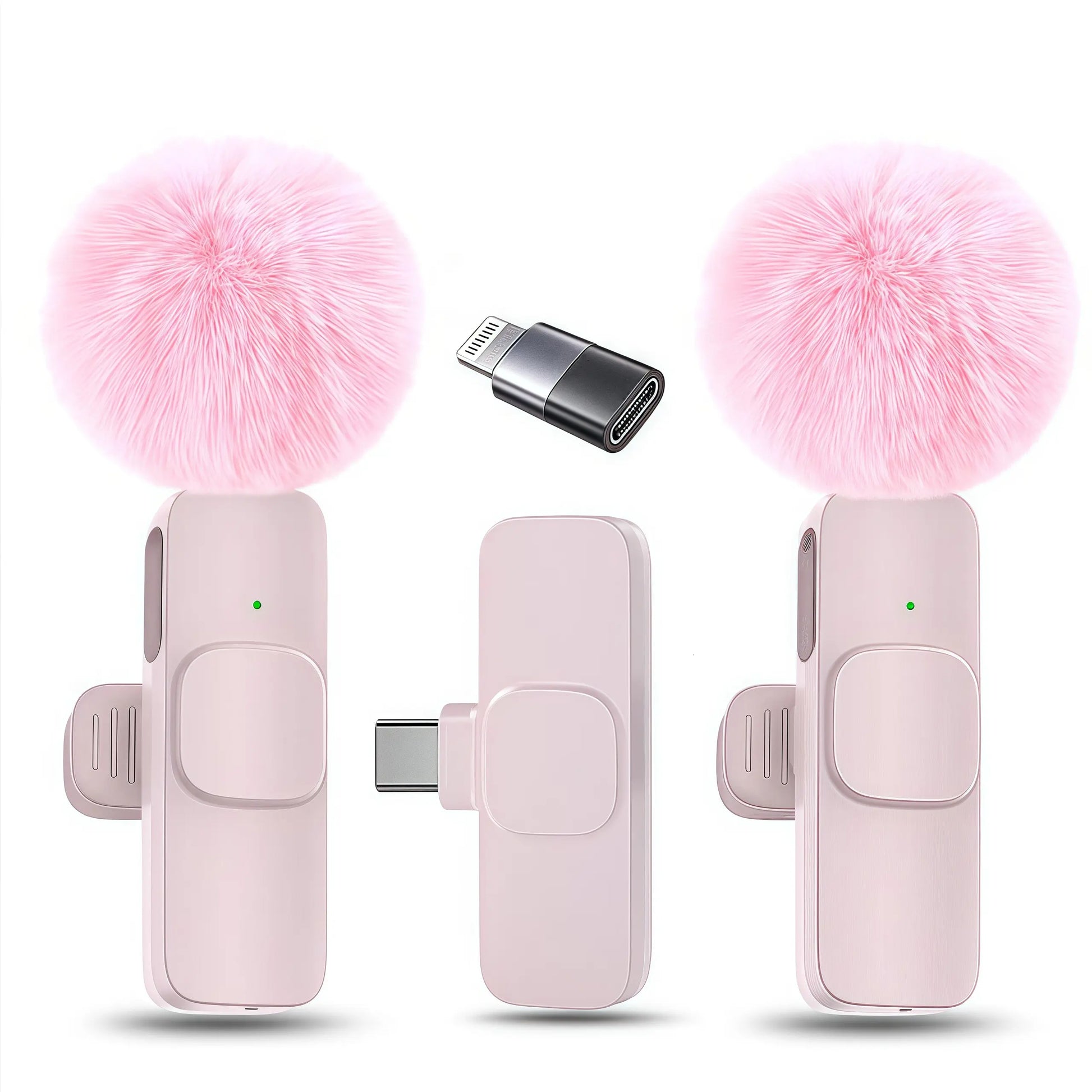 Lavalier Mic for Iphone/Android/Ipad - Mini Clip-On Microphone with Crystal Clear Sound for Live Streaming, USB-C Vlog Microphone for Smartphones
