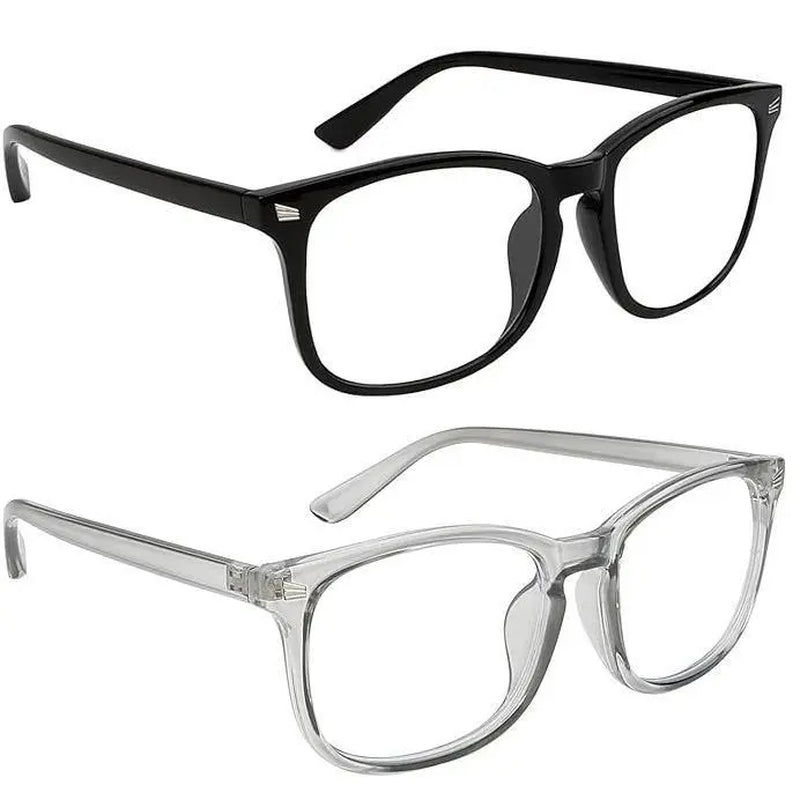 Fashion Computer Gaming Glasses，Party Glasses,Tv Glasses for Men Women, Fake Square Glasses，Fashion Retro Frame Glasses，1Pack，2Pack，3Pack