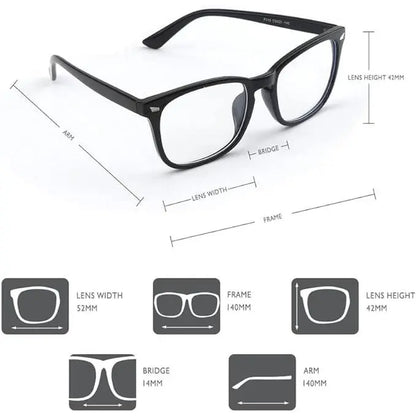 Fashion Computer Gaming Glasses，Party Glasses,Tv Glasses for Men Women, Fake Square Glasses，Fashion Retro Frame Glasses，1Pack，2Pack，3Pack