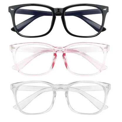 Fashion Computer Gaming Glasses，Party Glasses,Tv Glasses for Men Women, Fake Square Glasses，Fashion Retro Frame Glasses，1Pack，2Pack，3Pack