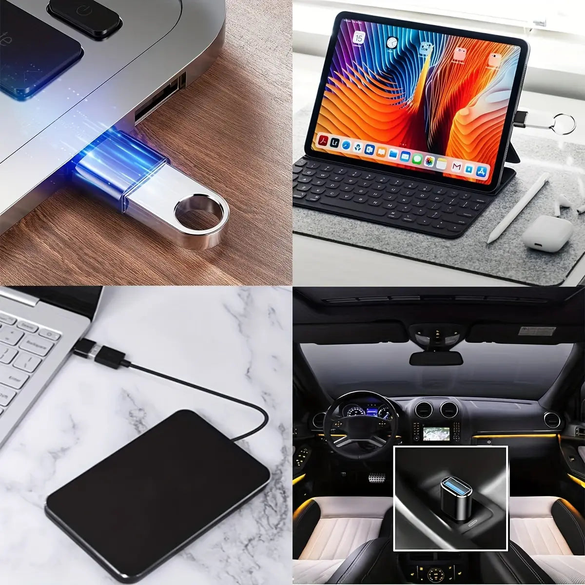 8-Piece USB to USB C Adapter Set, USB Type C Female to USB Adapter, Micro USB to USB C Female Male Conversion, Usb Adapter Kit Tiktokshopspringglowup
