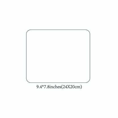 Funny Retro Doll Square Mouse Pad, Dislike Emoticons Desktop Decorative Protective Pad, Rubber Anti-Slip Lockedge Work Pad, Small Size Suitable for Laptop, Desktop Computer Games, Work, Family, Gaming Mousepad, Non Slip Mousepad