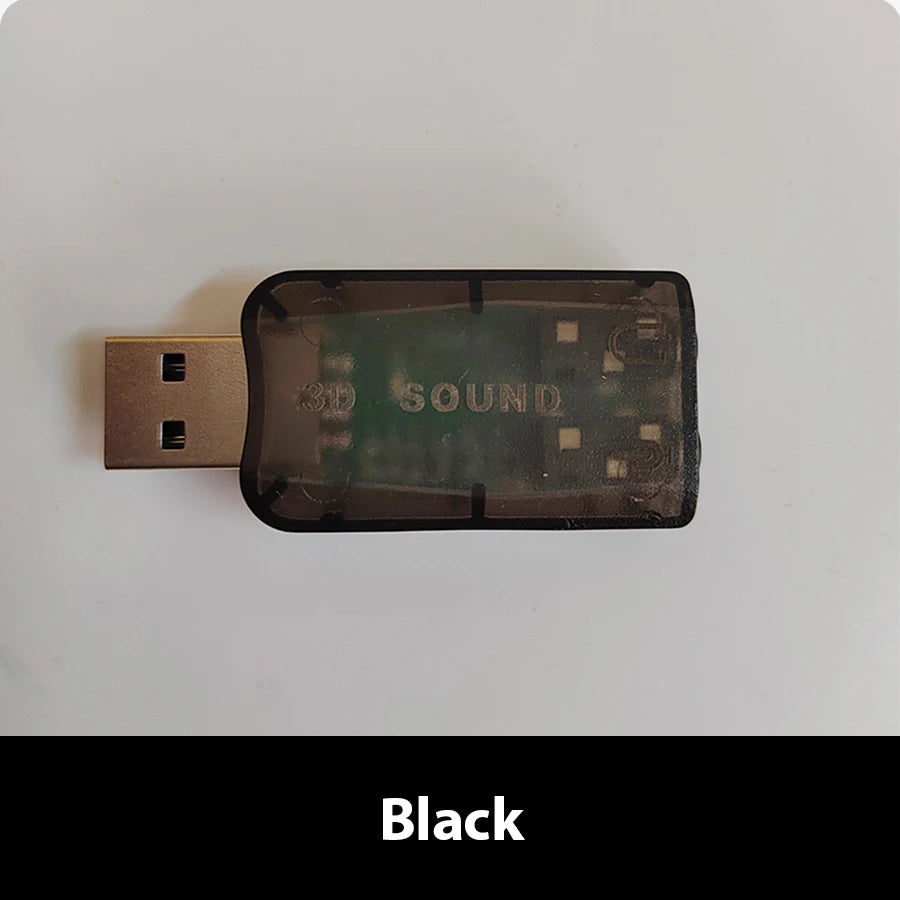 5.1 Sound Channel USB Independent Sound Card External Computer to Replace PCI Notebook USB Sound Card USB to Audio Interface