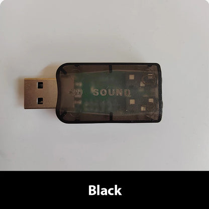 5.1 Sound Channel USB Independent Sound Card External Computer to Replace PCI Notebook USB Sound Card USB to Audio Interface