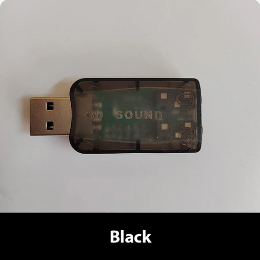 5.1 Sound Channel USB Independent Sound Card External Computer to Replace PCI Notebook USB Sound Card USB to Audio Interface