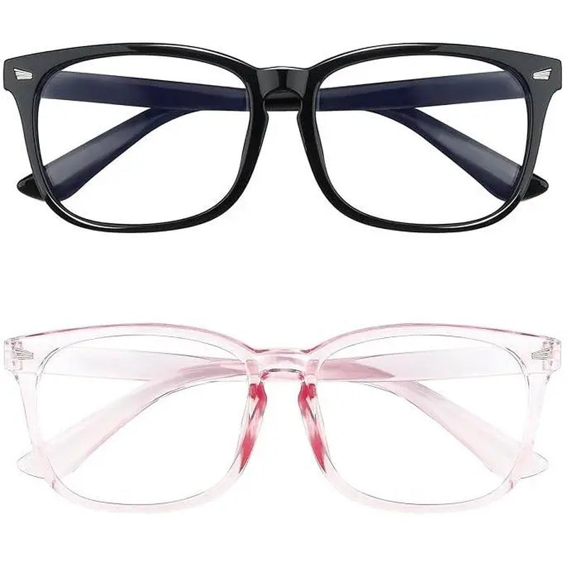 Fashion Computer Gaming Glasses，Party Glasses,Tv Glasses for Men Women, Fake Square Glasses，Fashion Retro Frame Glasses，1Pack，2Pack，3Pack