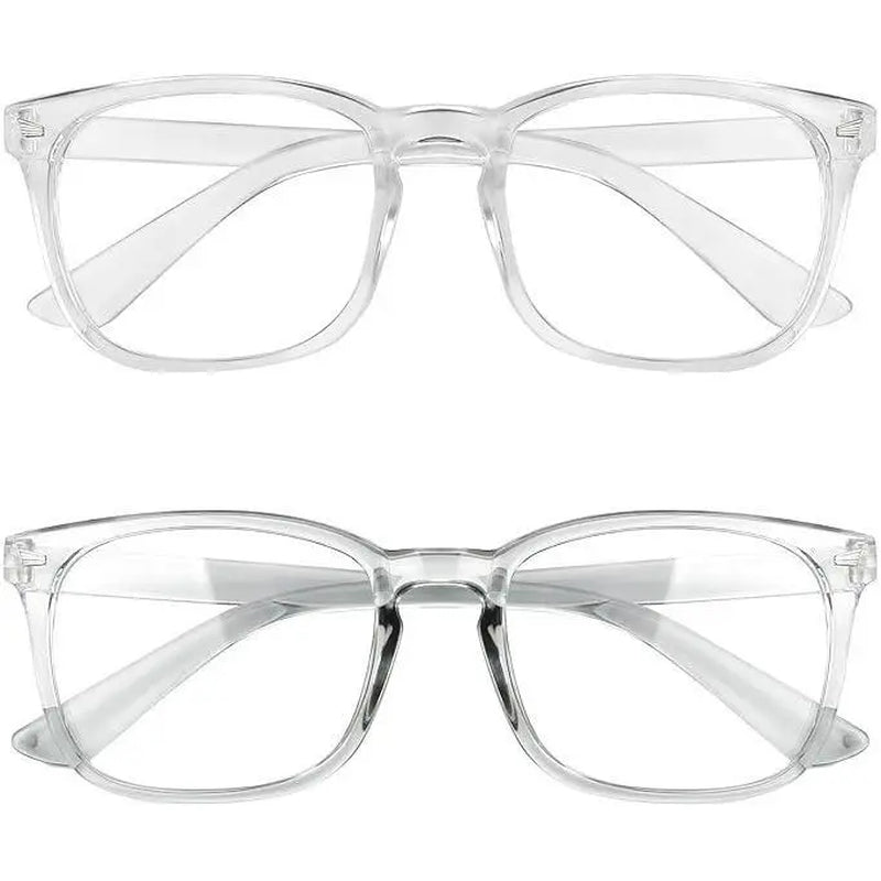 Fashion Computer Gaming Glasses，Party Glasses,Tv Glasses for Men Women, Fake Square Glasses，Fashion Retro Frame Glasses，1Pack，2Pack，3Pack