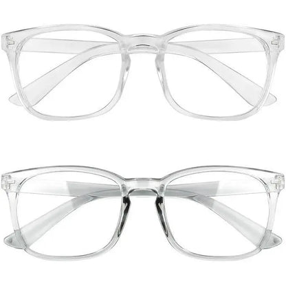 Fashion Computer Gaming Glasses，Party Glasses,Tv Glasses for Men Women, Fake Square Glasses，Fashion Retro Frame Glasses，1Pack，2Pack，3Pack