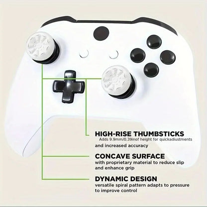 Joystick Cover Thumbstick Grip Accessories, Video Game Console Controller Accessories, Gaming Console Accessories, Compatible with PS4/PS5 Joystick, Not Applicable to XBOX, Joystick Grips, Joystick Cap Set