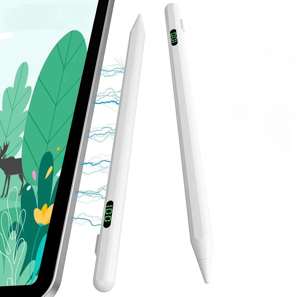 Universal Touch Pen, Touch Stylus | Fast Charging & Palm Rejection | One-Click Power on | Magnetic Fixing | Replaceable Nib | Long Battery Life