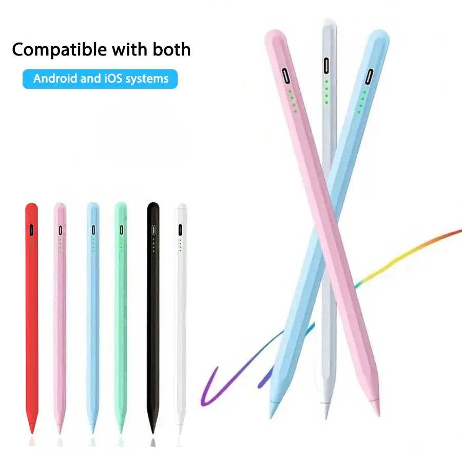 Universal Touch Pen, Touch Stylus | Fast Charging & Palm Rejection | One-Click Power on | Magnetic Fixing | Replaceable Nib | Long Battery Life
