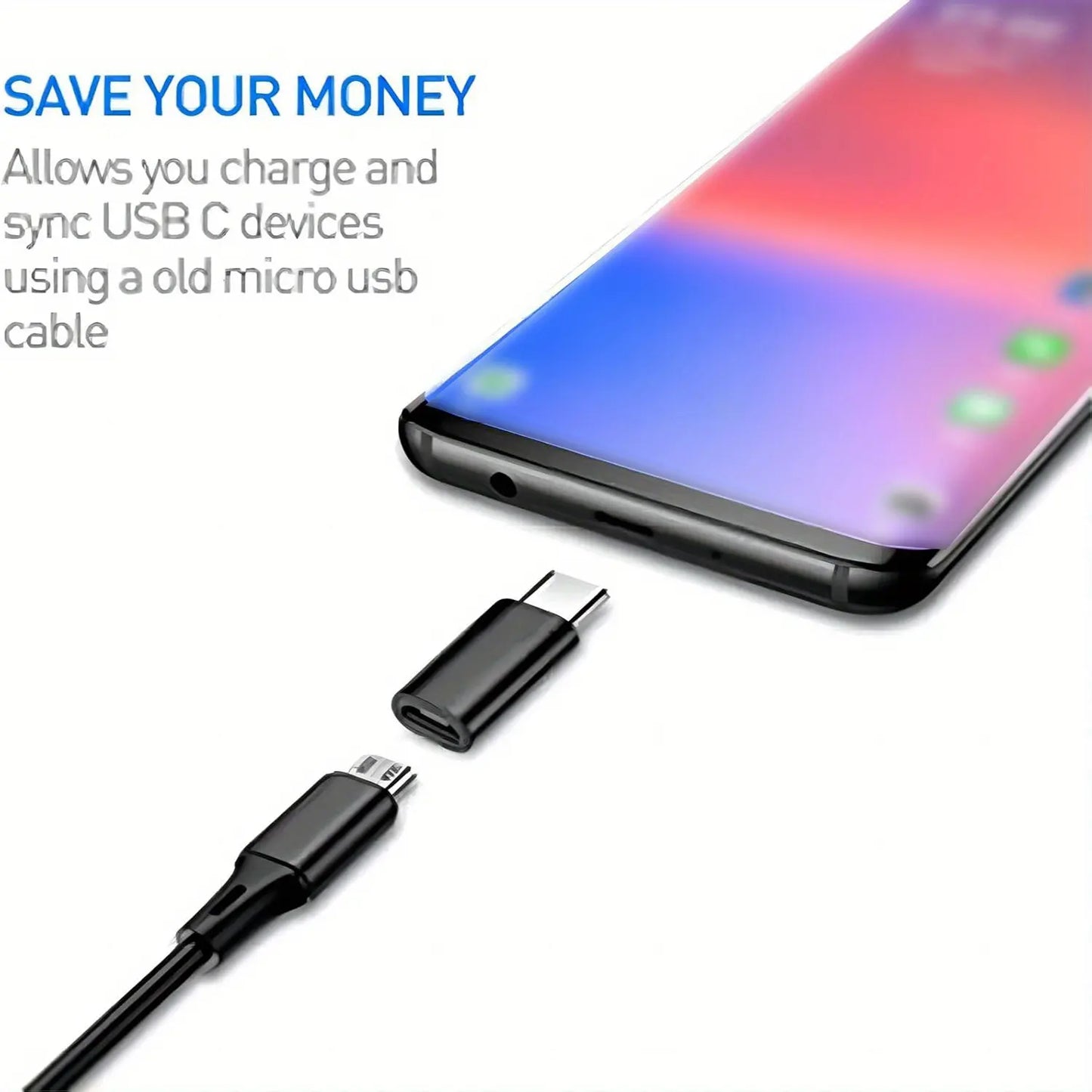 8-Piece USB to USB C Adapter Set, USB Type C Female to USB Adapter, Micro USB to USB C Female Male Conversion, Usb Adapter Kit Tiktokshopspringglowup
