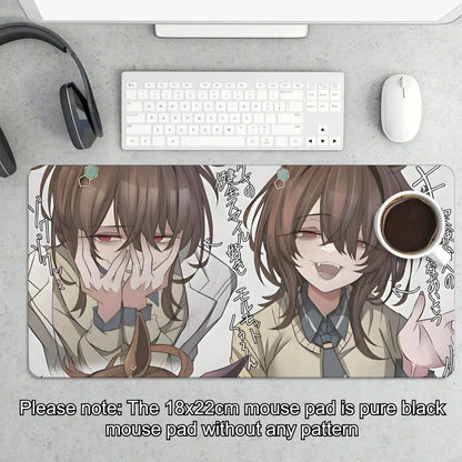 Agnes Tachyon Theme Anime Mouse Pad/Pure Mouse Pad, Rubber Bottom, Washable Surface, Vibrant Character Design, Durable Polyester Fiber, Large Size, Keyboard Mouse Pad, Anime Mousepad, Gaming Mousepad