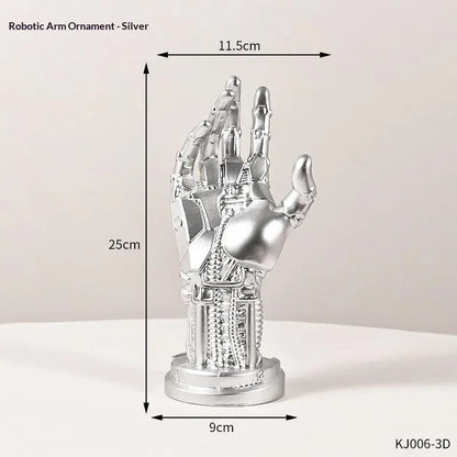 Mechanical Resin Cyberpunk Game Controller Stand - Multi-Functional Desk Organizer for Controllers, Phones, Over-Ear Headphones, Gamer Stuff, Back-To-School Gift