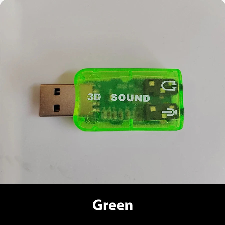 5.1 Sound Channel USB Independent Sound Card External Computer to Replace PCI Notebook USB Sound Card USB to Audio Interface