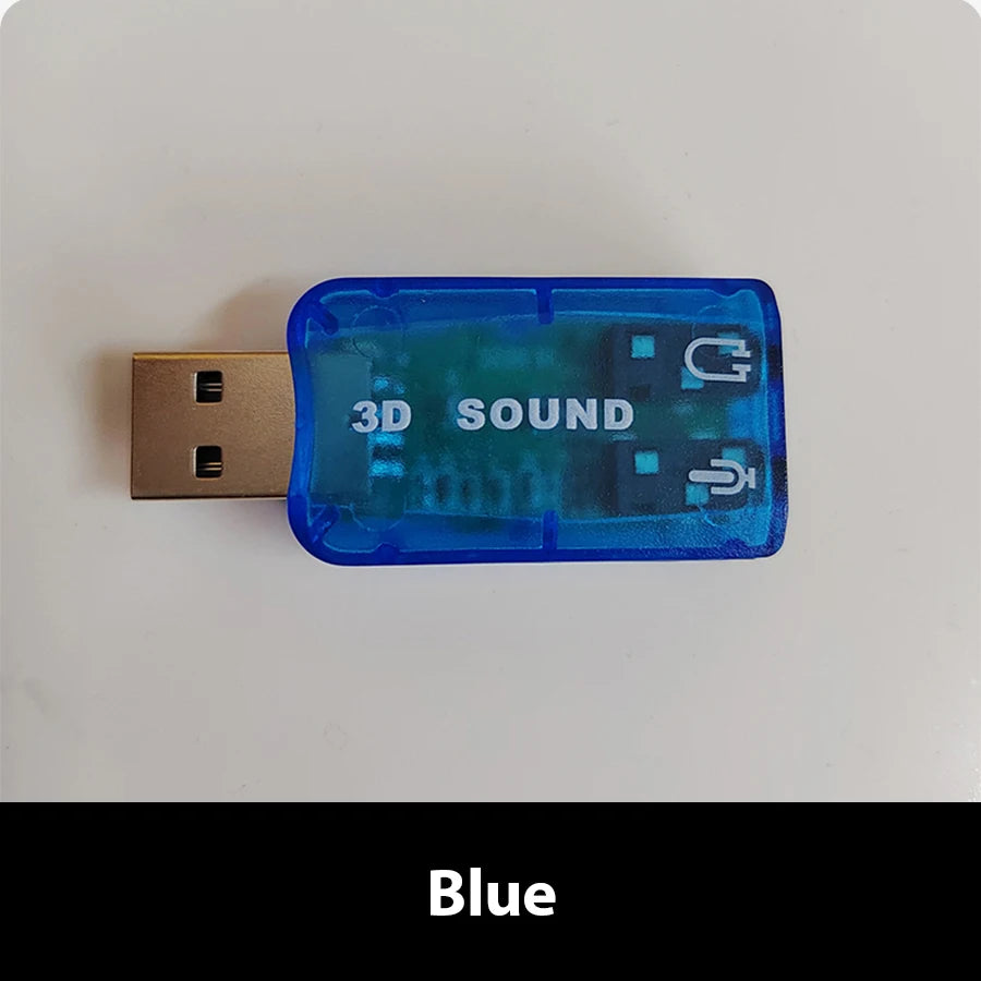 5.1 Sound Channel USB Independent Sound Card External Computer to Replace PCI Notebook USB Sound Card USB to Audio Interface