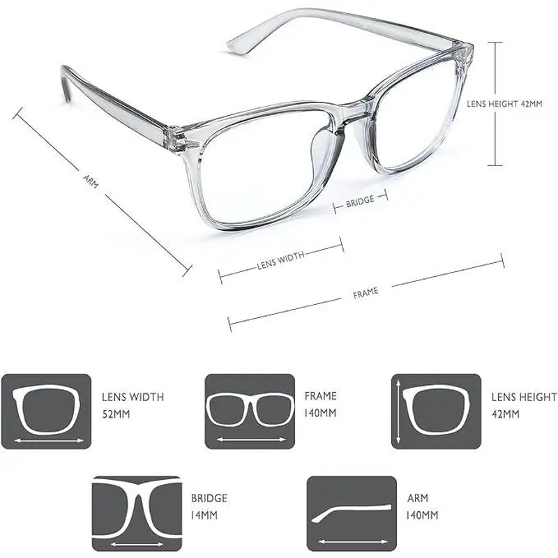 Fashion Computer Gaming Glasses，Party Glasses,Tv Glasses for Men Women, Fake Square Glasses，Fashion Retro Frame Glasses，1Pack，2Pack，3Pack