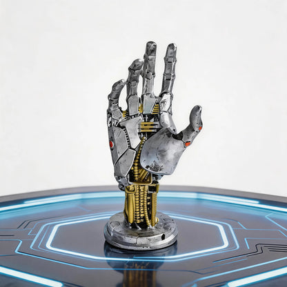 Mechanical Resin Cyberpunk Game Controller Stand - Multi-Functional Desk Organizer for Controllers, Phones, Over-Ear Headphones, Gamer Stuff, Back-To-School Gift
